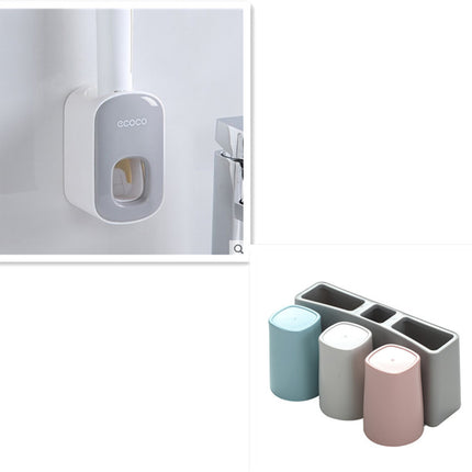 Wall Mounted Automatic Toothpaste Holder Dispenser