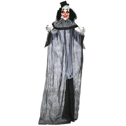 6ft Tall Halloween Crazy Clown Inflatable