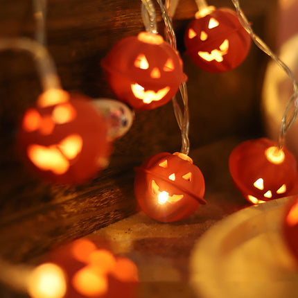 LED Halloween Lights String Ghost Festival Pumpkin