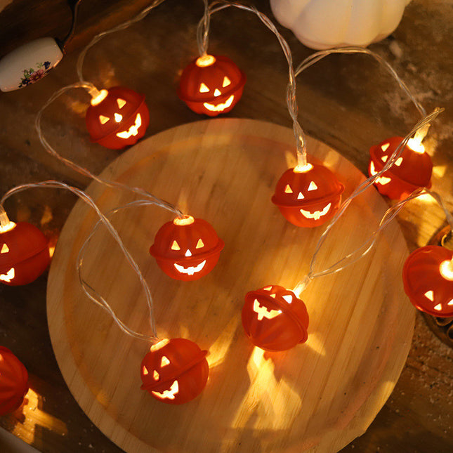 LED Halloween Lights String Ghost Festival Pumpkin
